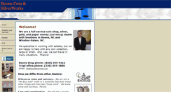 Desktop Screenshot of boonesilverworks.com